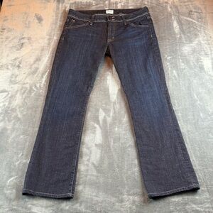 Hudson Women's Jeans Beth Midrise Baby Boot Color Jets‎ Size 32 Back Flaps
